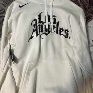 Nike Los Angeles hoodie in white